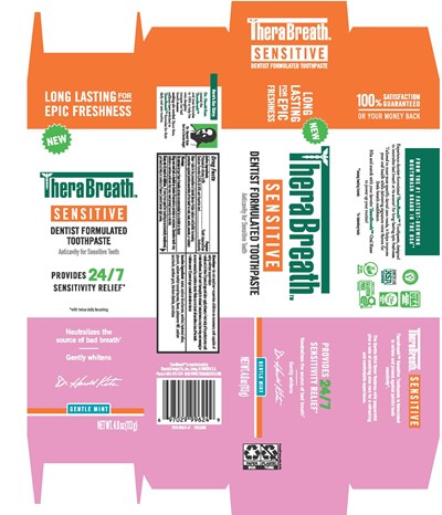Tb Sensitive Toothpaste Carton (Tb Sensitive Toothpaste Carton)